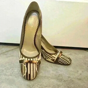Franco Barbieri Italian Leather Pumps Womens Size 8